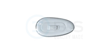 sedýlka - click Glass skleněná 15 mm  symetrická  10 ks (BS024815)