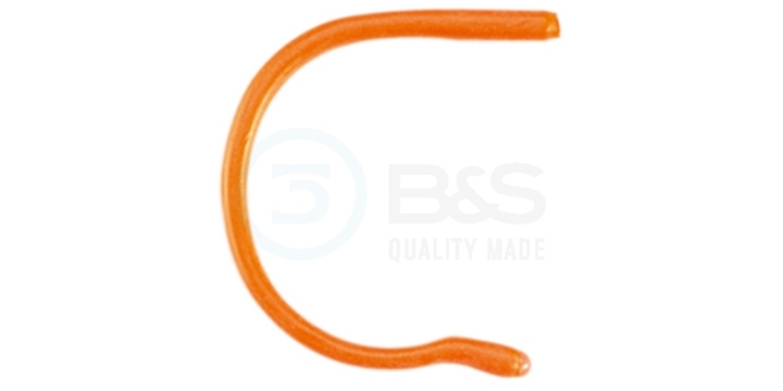 dětská sportovní koncovka 80 / 1,3 mm  oranžová  2 ks (BS073011)